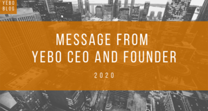 End of Year Letter from Yebo CEO and Founder