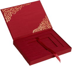 Red Wedding Invitation Box